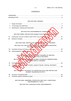 IEC 60601-2-37:2001 - Medical electrical equipment - Part 2-37: Particular requirements for the safety of ultrasonic medical diagnostic and monitoring equipment
Released:7/24/2001
Isbn:2831858593 - Page 4 preview