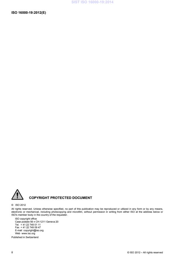 ISO 16000-19:2012 ISO 16000-19:2014 - Page 4 preview