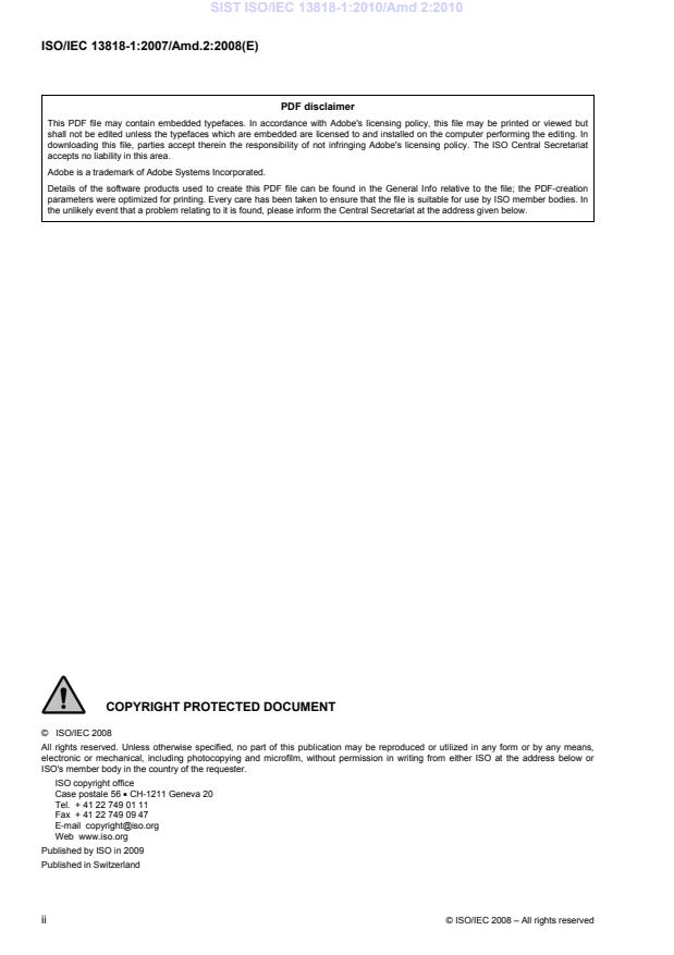 ISO/IEC 13818-1:2007/Amd 2:2008 ISO/IEC 13818-1:2010/Amd 2:2010 - Page 4 preview