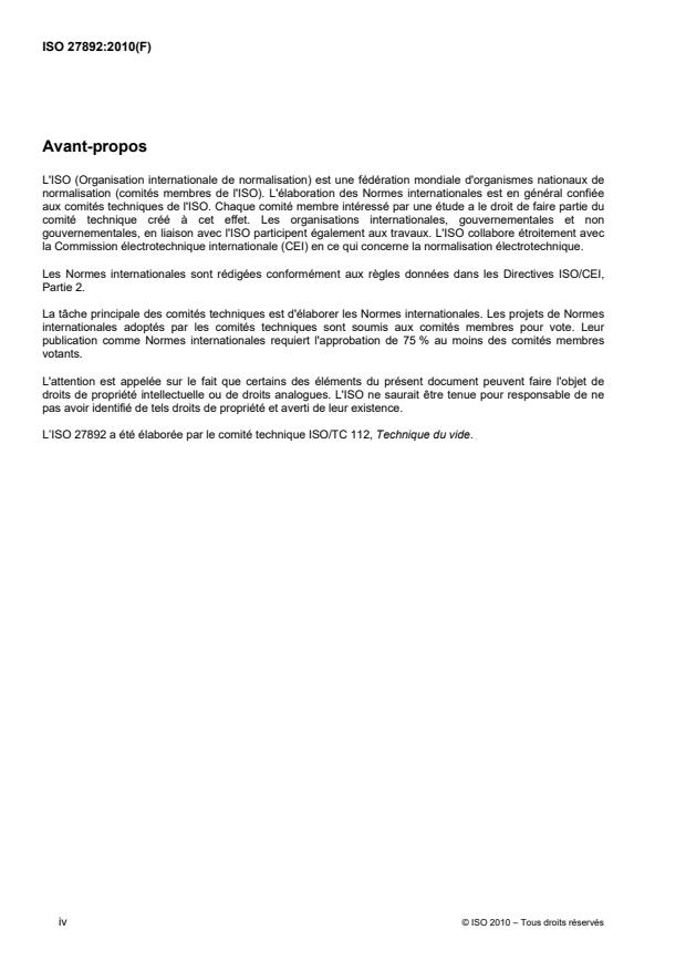 ISO 27892:2010 ISO 27892:2010 - Technique du vide -- Pompes turbomoléculaires -- Mesurage du couple d'arret rapide - Page 4 preview