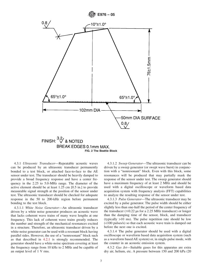 ASTM E976-05 - Standard Guide for Determining the Reproducibility of Acoustic Emission Sensor Response