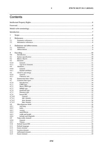 ETSI TS 102 371 V3.1.1 (2015-01) - Digital Audio Broadcasting (DAB); Digital Radio Mondiale (DRM); Transportation and Binary Encoding Specification for Service and Programme Information (SPI)