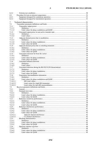 SIST EN 300 394-1 V3.3.1:2015 ETSI EN 300 394-1 V3.3.1 (2015-04) - Terrestrial Trunked Radio (TETRA); Conformance testing specification; Part 1: Radio - Page 4 preview