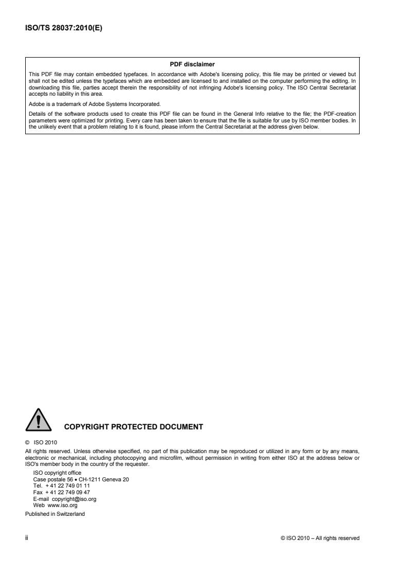 ISO/TS 28037:2010 ISO/TS 28037:2010 - Determination and use of straight-line calibration functions
Released:8/30/2010 - Page 2 preview