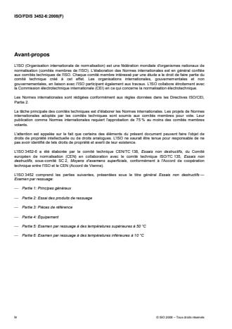 ISO 3452-6:2008 ISO 3452-6:2008 - Essais non destructifs -- Examen par ressuage - Page 4 preview