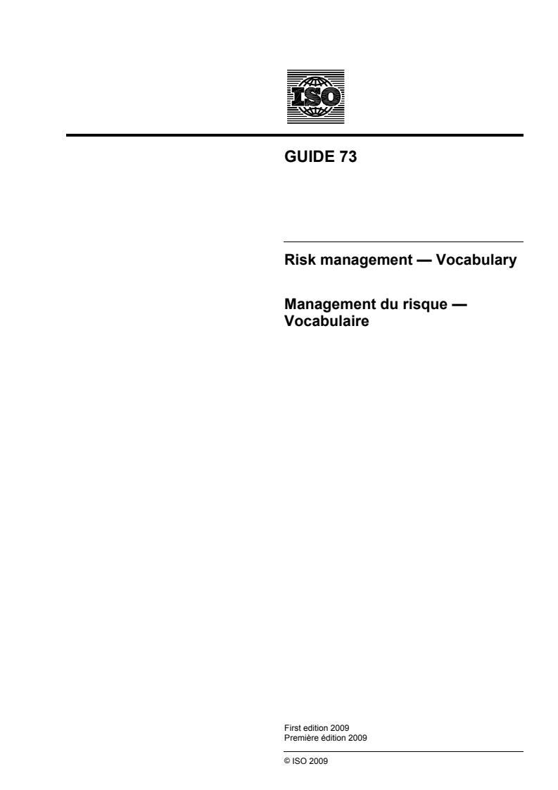 ISO Guide 73:2009