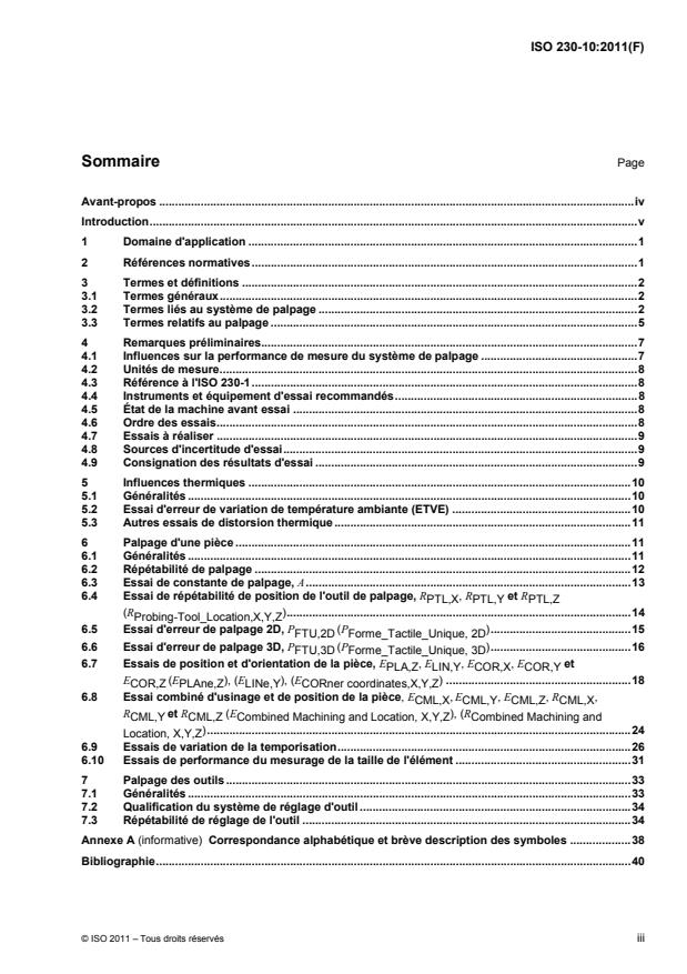 ISO 230-10:2011 - Code d'essai des machines-outils