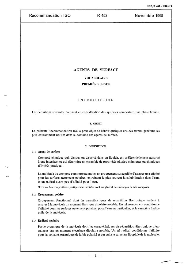 ISO/R 453:1965 - Withdrawal of ISO/R 453-1965
Released:12/1/1965