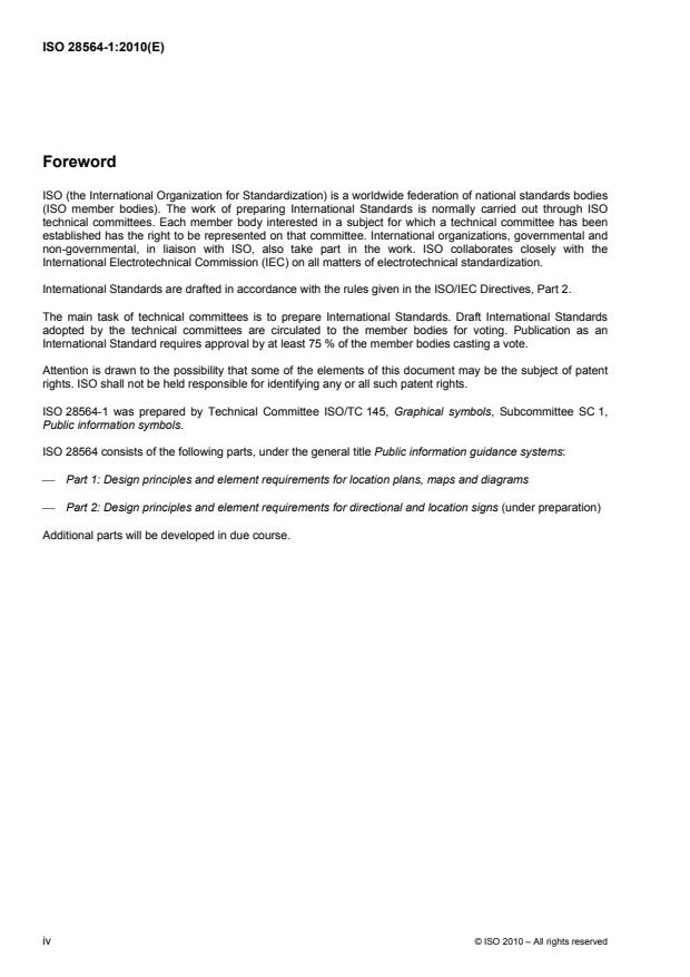 ISO 28564-1:2010 ISO 28564-1:2010 - Public information guidance systems - Page 4 preview