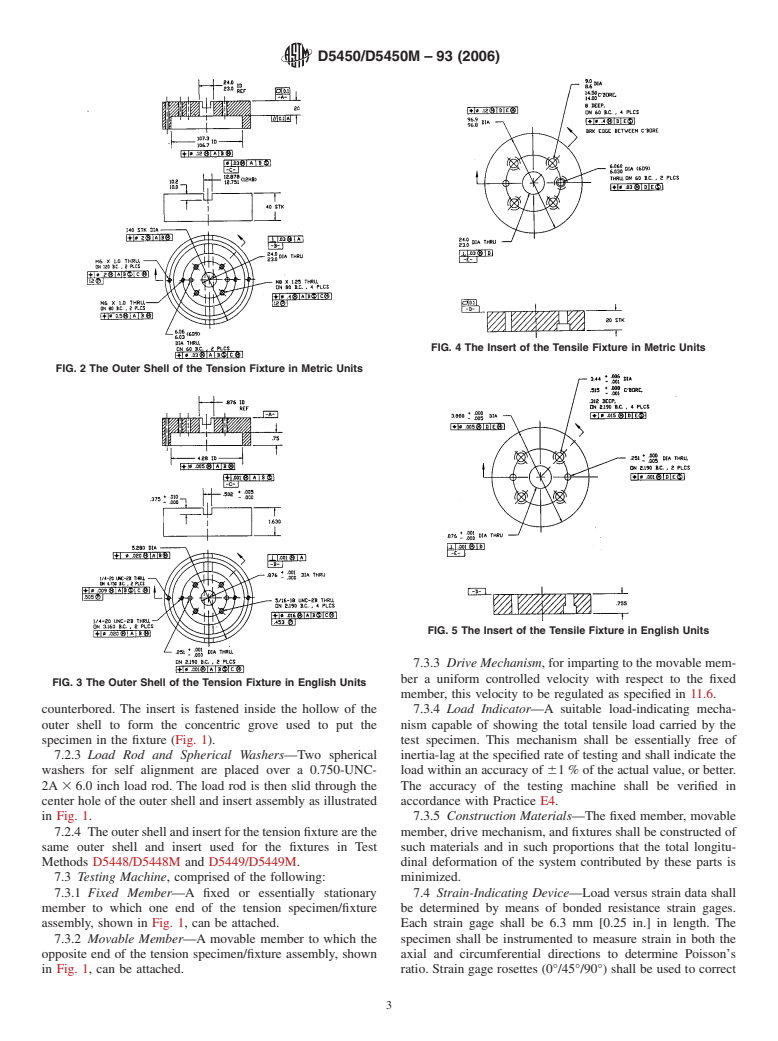 ASTM D5450/D5450M-93(2006) - Standard Test Method for Transverse Tensile Properties of Hoop Wound Polymer Matrix Composite Cylinders