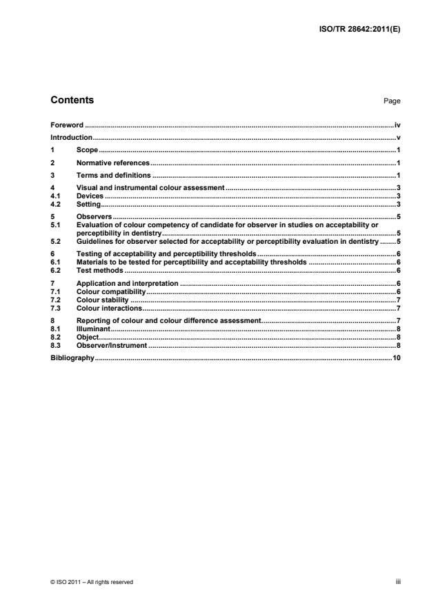 ISO/TR 28642:2011 - Dentistry -- Guidance on colour measurement