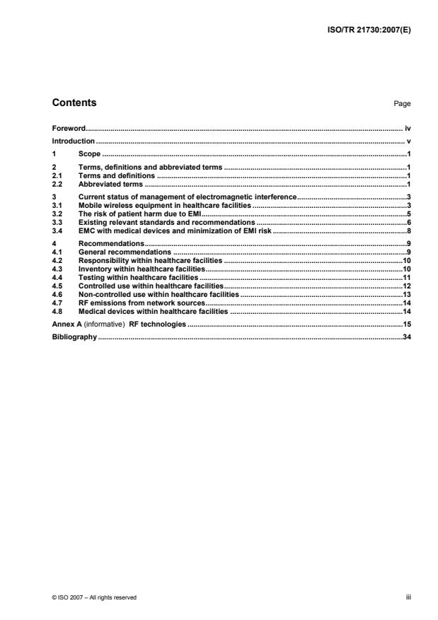 ISO/TR 21730:2007 - Health informatics -- Use of mobile wireless communication and computing technology in healthcare facilities -- Recommendations for electromagnetic compatibility (management of unintentional electromagnetic interference) with medical devices