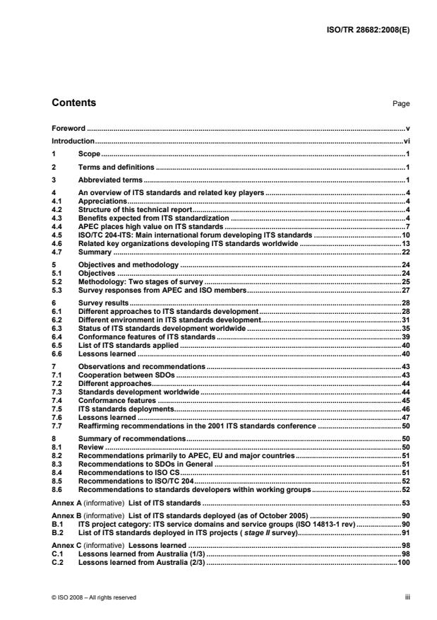 ISO/TR 28682:2008 - Intelligent transport systems -- Joint APEC-ISO study of progress to develop and deploy ITS standards