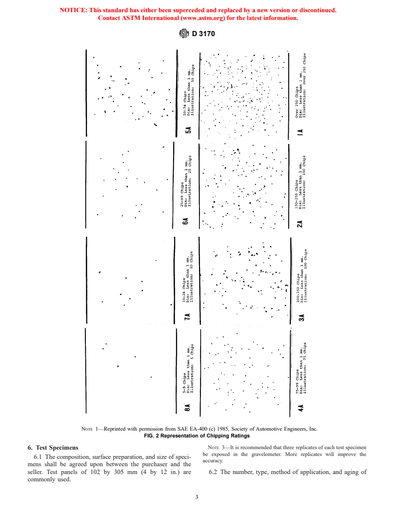 ASTM D3170-01 - Standard Test Method for Chipping Resistance of Coatings