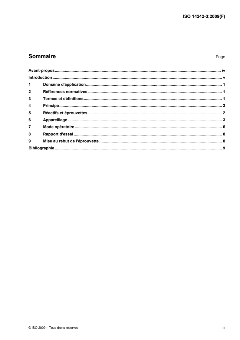 ISO 14242-3:2009 - Implants chirurgicaux — Usure des prothèses totales de l'articulation de la hanche — Partie 3: Paramètres de charge et de déplacement pour machines d'essai d'usure du type orbital de maintien et conditions environnementales correspondantes d'essai
Released:9. 03. 2009