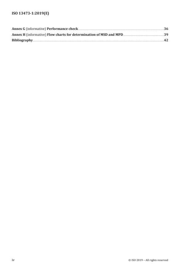 ISO 13473-1:2019 ISO 13473-1:2019 - Characterization of pavement texture by use of surface profiles - Page 4 preview