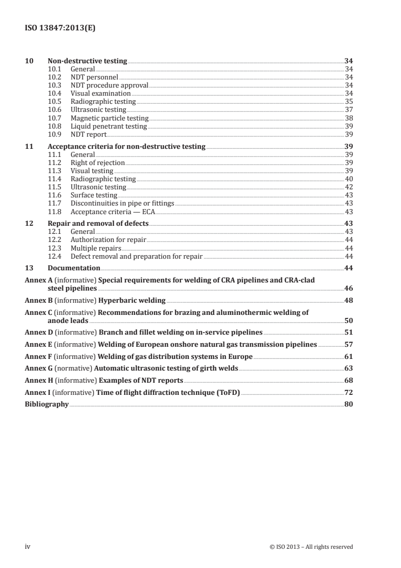 ISO 13847:2013 ISO 13847:2013 - Petroleum and natural gas industries — Pipeline transportation systems — Welding of pipelines
Released:12/12/2013 - Page 4 preview
