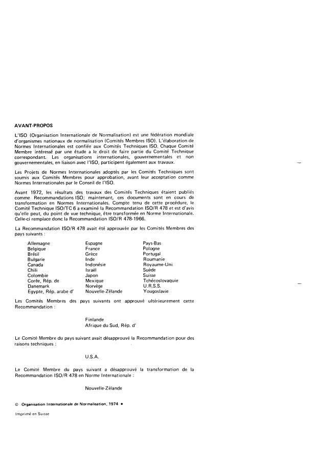 ISO 478:1974 ISO 478:1974 - Papier -- Dimensions brutes de stock pour la série A-ISO -- Série principale ISO - Page 2 preview