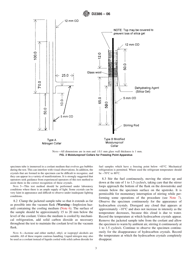 ASTM D2386-06 - Standard Test Method for Freezing Point of Aviation Fuels