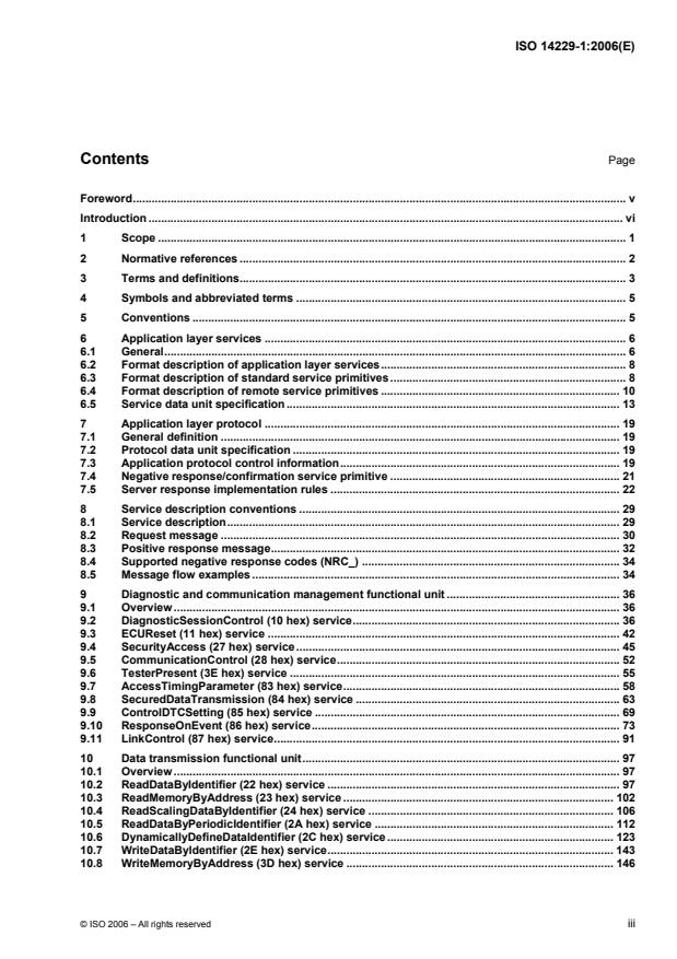 ISO 14229-1:2006 - Road vehicles -- Unified diagnostic services (UDS)