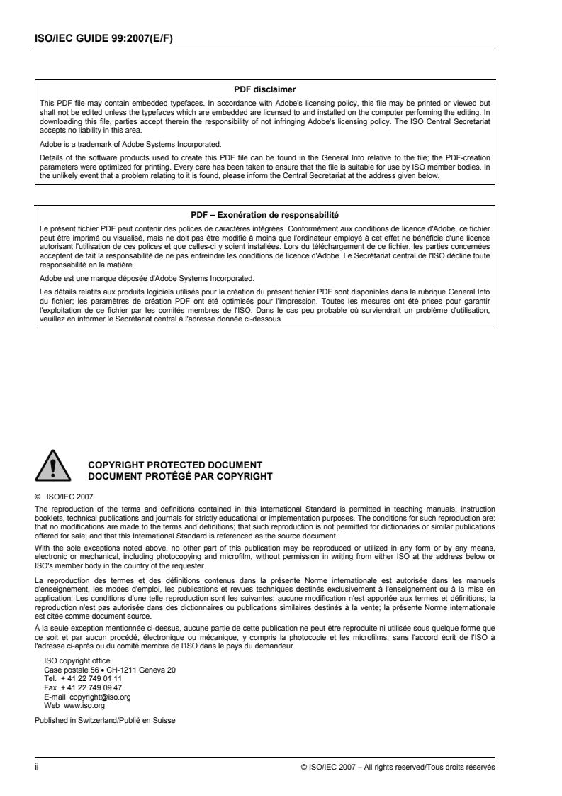 SIST-V ISO/IEC Vodilo 99:2012 ISO/IEC Guide 99:2007 - Page 2 preview