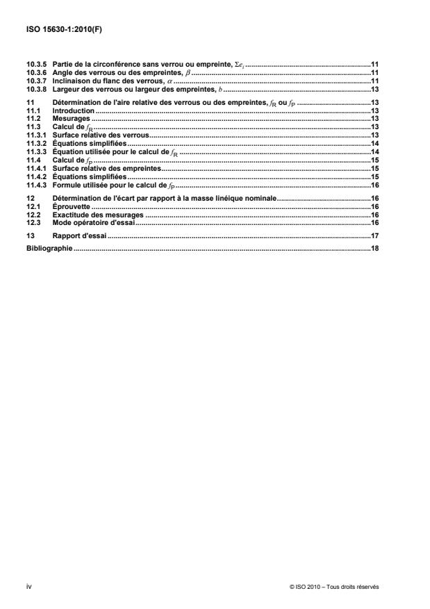 ISO 15630-1:2010 ISO 15630-1:2010 - Aciers pour l'armature et la précontrainte du béton -- Méthodes d'essai - Page 4 preview
