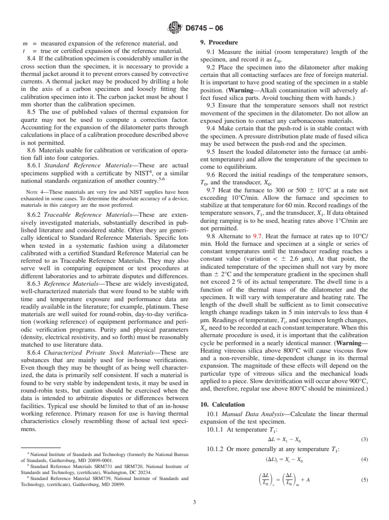 ASTM D6745-06 - Standard Test Method for Linear Thermal Expansion of Electrode Carbons