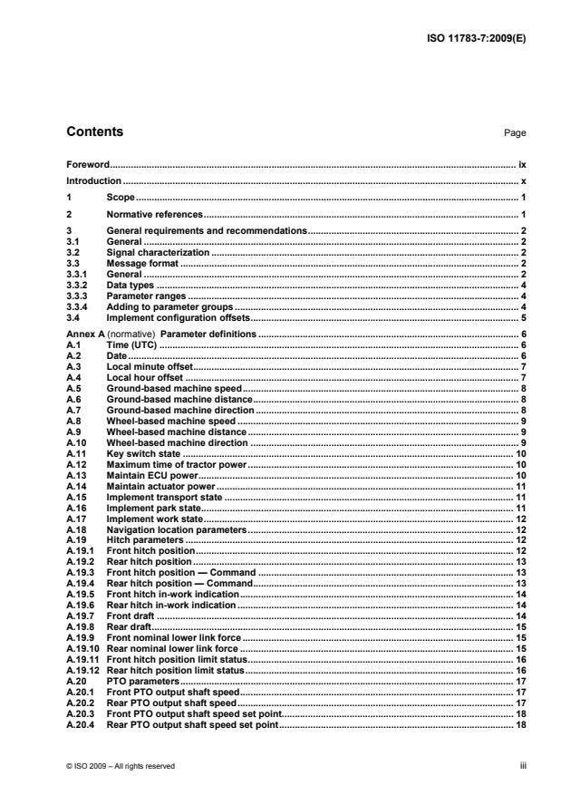 ISO 11783-7:2009 - Tractors and machinery for agriculture and forestry -- Serial control and communications data network