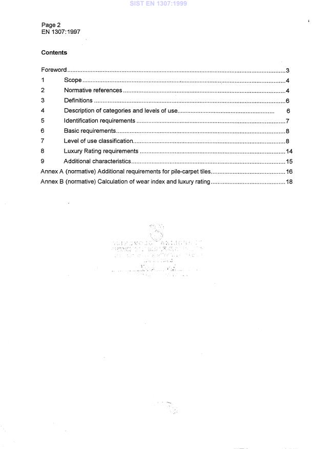 EN 1307:1997 EN 1307:1999 - Page 4 preview