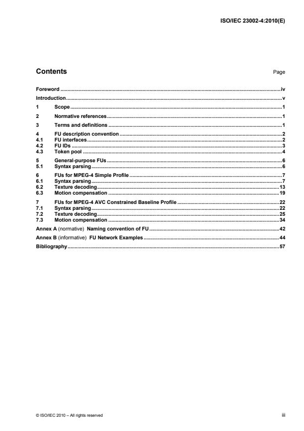 ISO/IEC 23002-4:2010 - Information technology -- MPEG video technologies