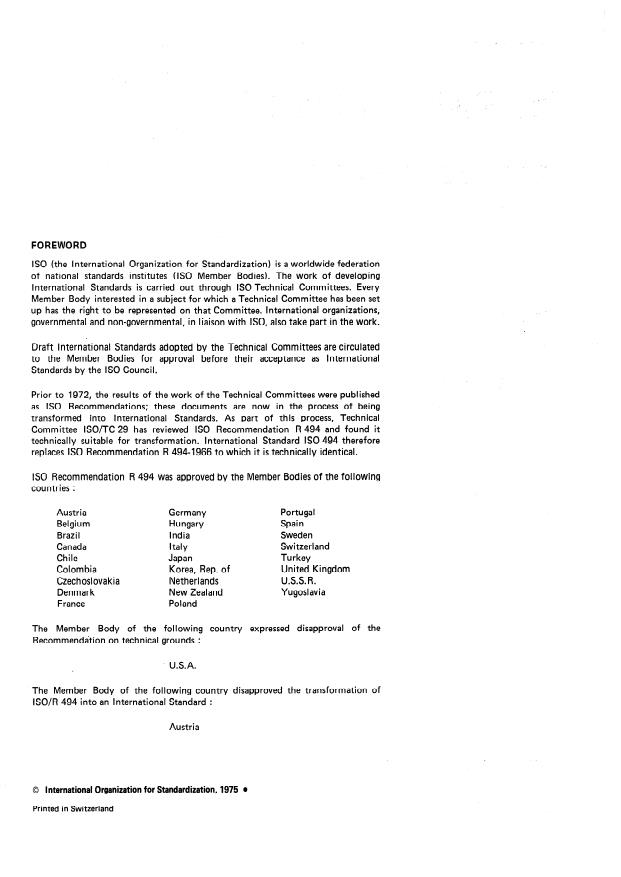 ISO 494:1975 ISO 494:1975 - Parallel shank twist drills -- Long series - Page 2 preview