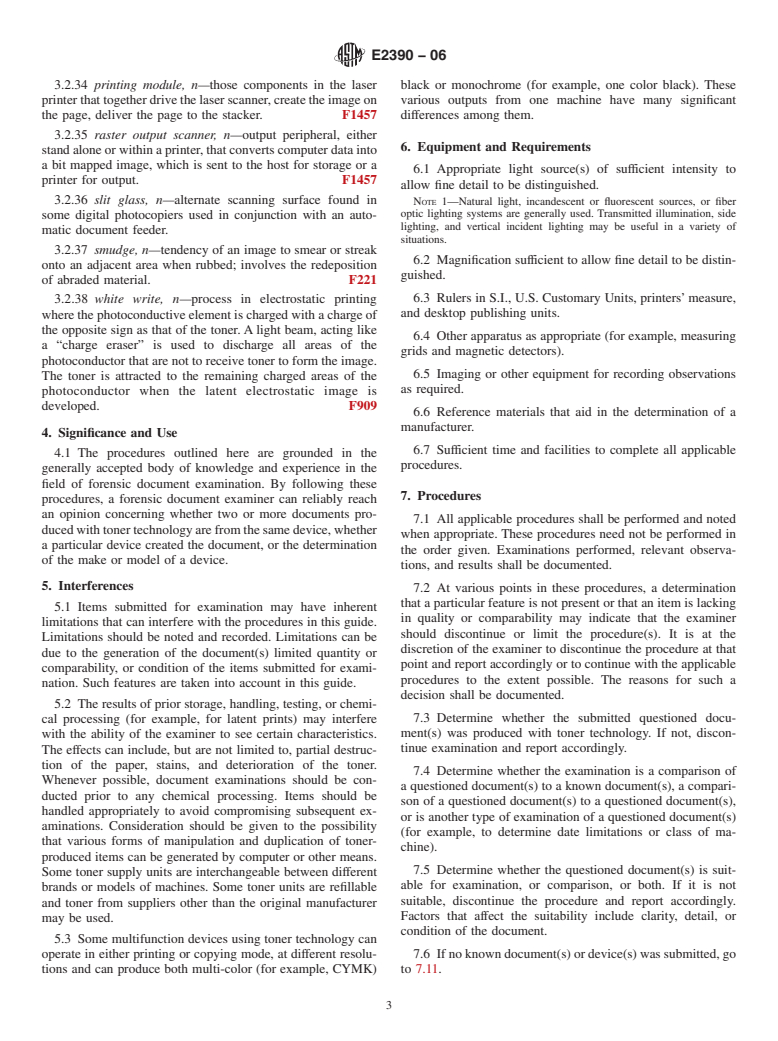 ASTM E2390-06 - Standard Guide for Examination of Documents Produced with Toner Technology (Withdrawn 2015)