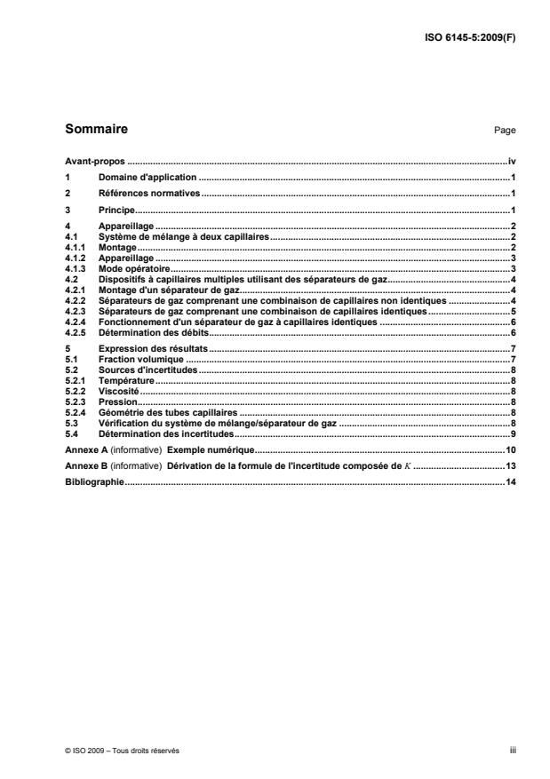 ISO 6145-5:2009 - Analyse des gaz -- Préparation des mélanges de gaz pour étalonnage a l'aide de méthodes volumétriques dynamiques