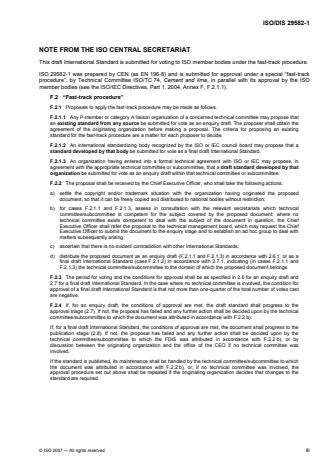 ISO 29582-1:2009 - Methods of testing cement -- Determination of the heat of hydration