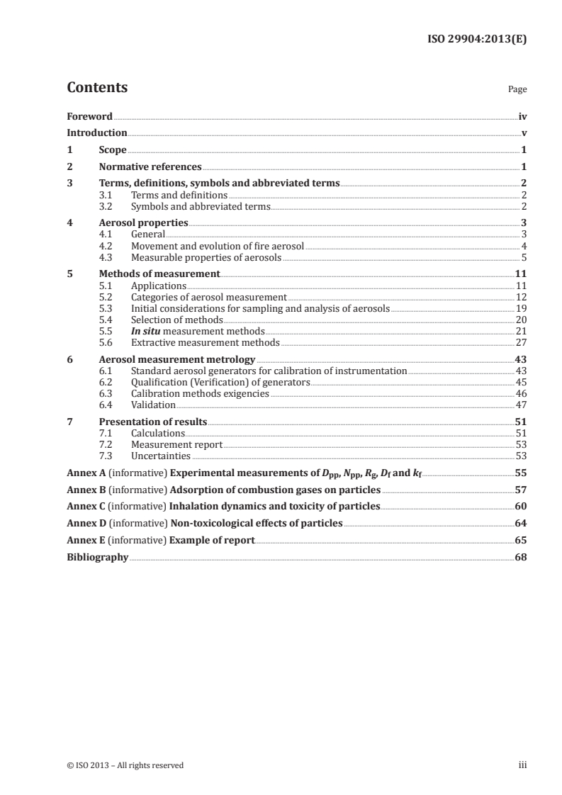 ISO 29904:2013 - Fire chemistry — Generation and measurement of aerosols
Released:8/23/2013