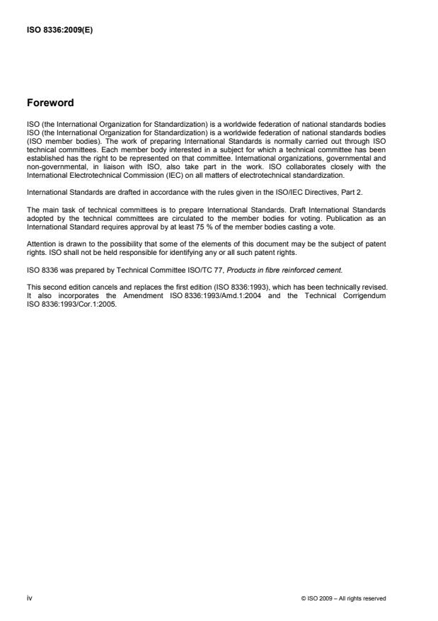 ISO 8336:2009 ISO 8336:2009 - Fibre-cement flat sheets -- Product specification and test methods - Page 4 preview