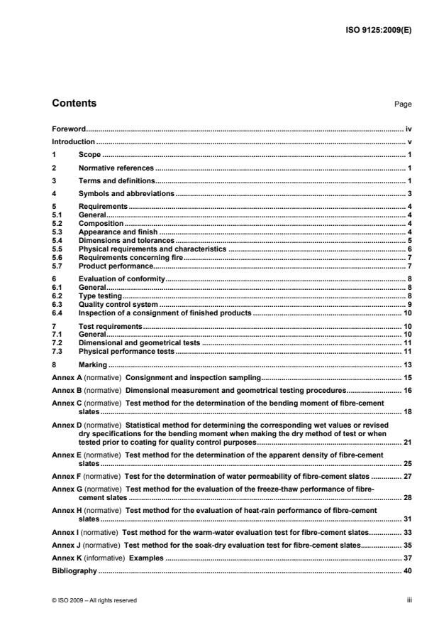 ISO 9125:2009 - Fibre-cement slates and fittings -- Product specification and test methods