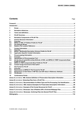 ISO/IEC 23000-6:2009 - Information technology -- Multimedia application format (MPEG-A)