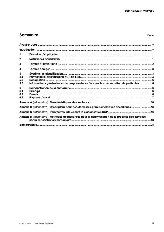 ISO 14644-9:2012 - Salles propres et environnements maîtrisés apparentés