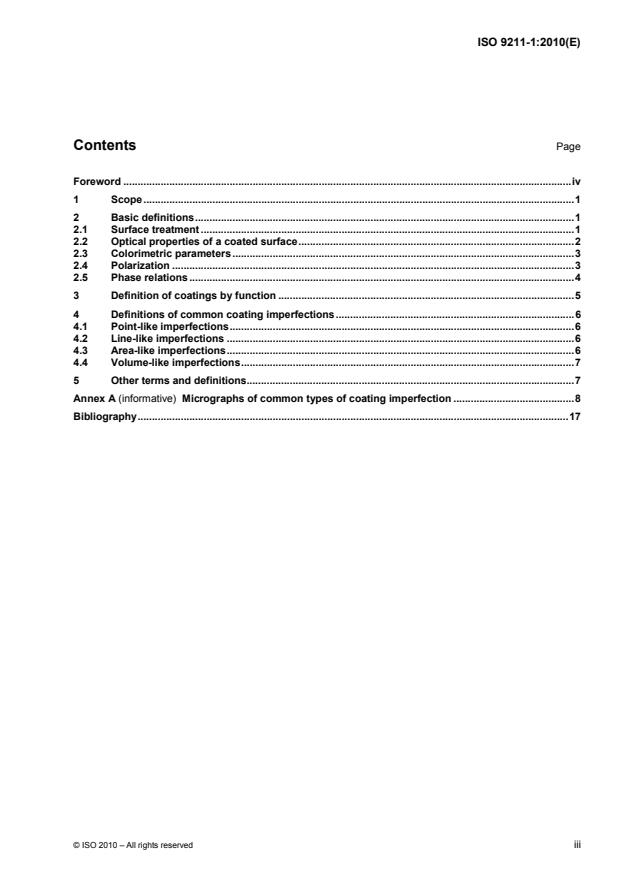 ISO 9211-1:2010 - Optics and photonics -- Optical coatings
