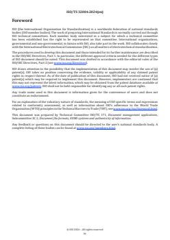 ISO/TS 32004:2024 ISO/TS 32004:2024 - Document management — Portable Document Format — Integrity protection in encrypted documents in PDF 2.0
Released:26. 04. 2024 - Page 4 preview