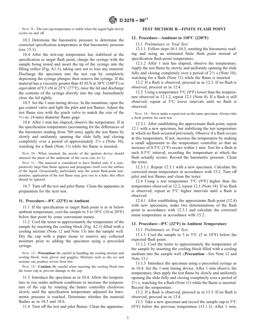 ASTM D3278-96e1 - Standard Test Methods for Flash Point of Liquids by Small Scale Closed-Cup Apparatus