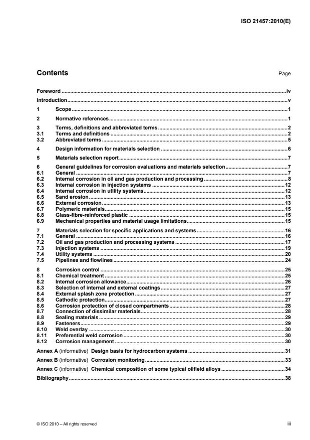 ISO 21457:2010 - Petroleum, petrochemical and natural gas industries -- Materials selection and corrosion control for oil and gas production systems