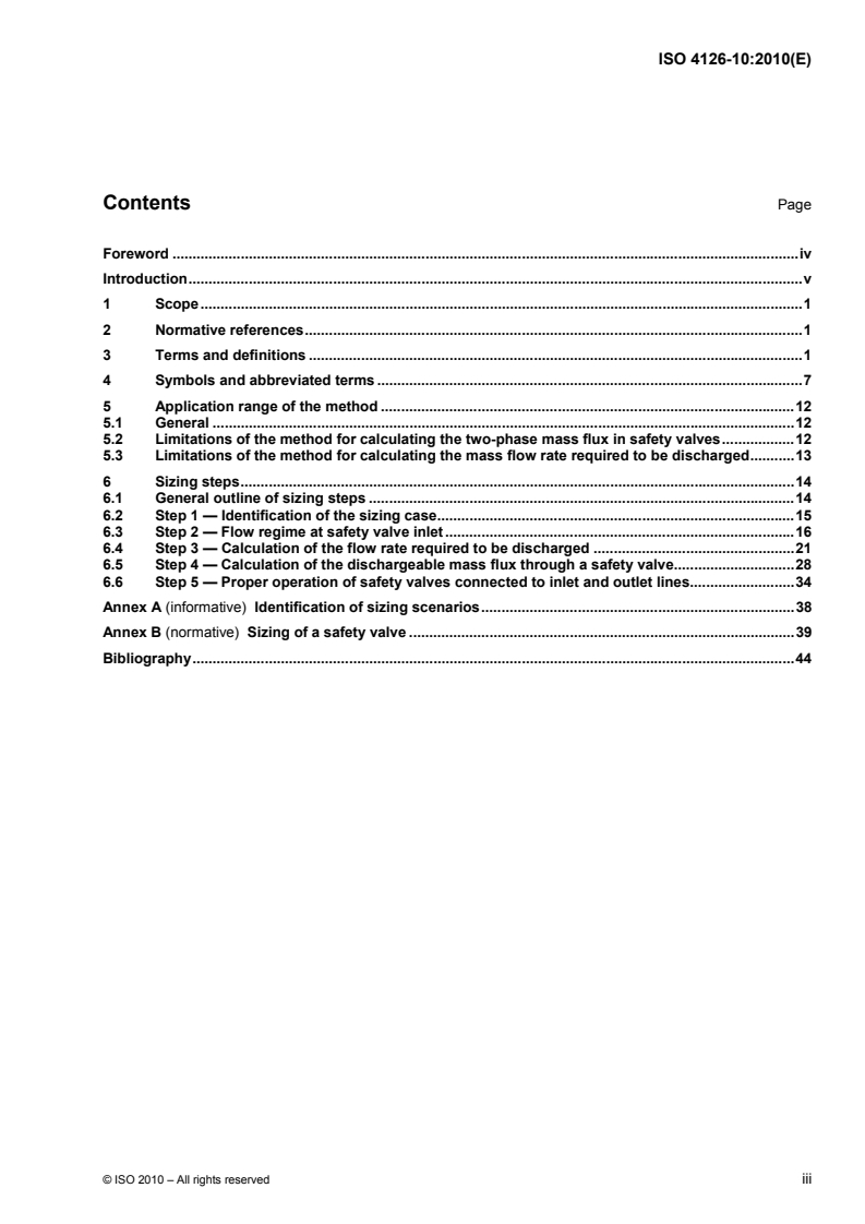 ISO 4126-10:2010 - Safety devices for protection against excessive pressure — Part 10: Sizing of safety valves for gas/liquid two-phase flow
Released:9/29/2010