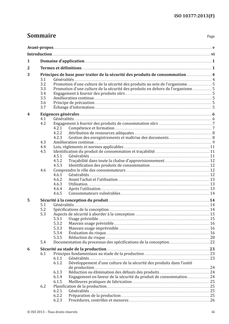 ISO 10377:2013 - Sécurité des produits de consommation — Lignes directrices pour les fournisseurs
Released:6/29/2017