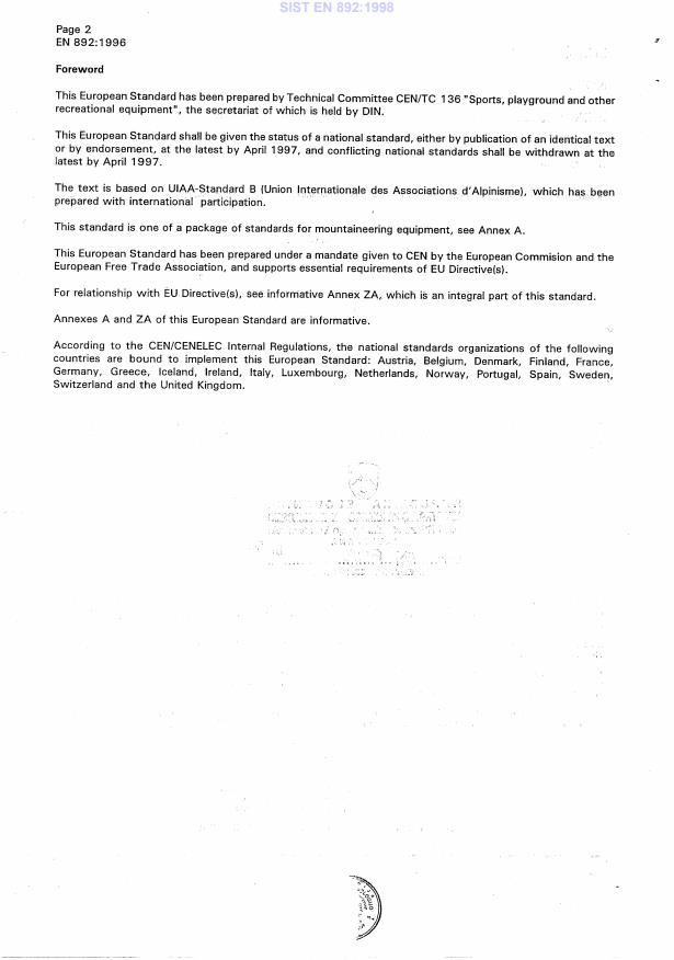 EN 892:1996 EN 892:1998 - Page 4 preview