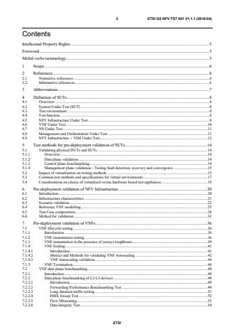 ETSI GS NFV-TST 001 V1.1.1 (2016-04) - Network Functions Virtualisation (NFV); Pre-deployment Testing; Report on Validation of NFV Environments and Services