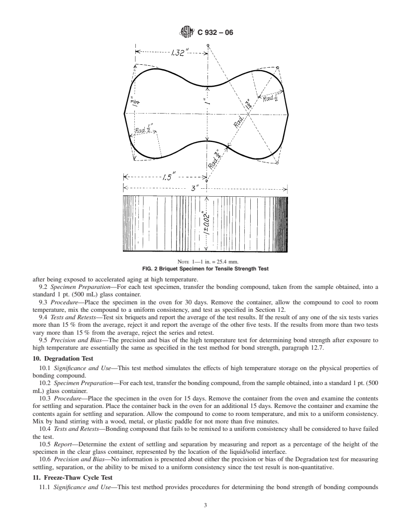 REDLINE ASTM C932-06 - Standard Specification for Surface-Applied Bonding Compounds for Exterior Plastering