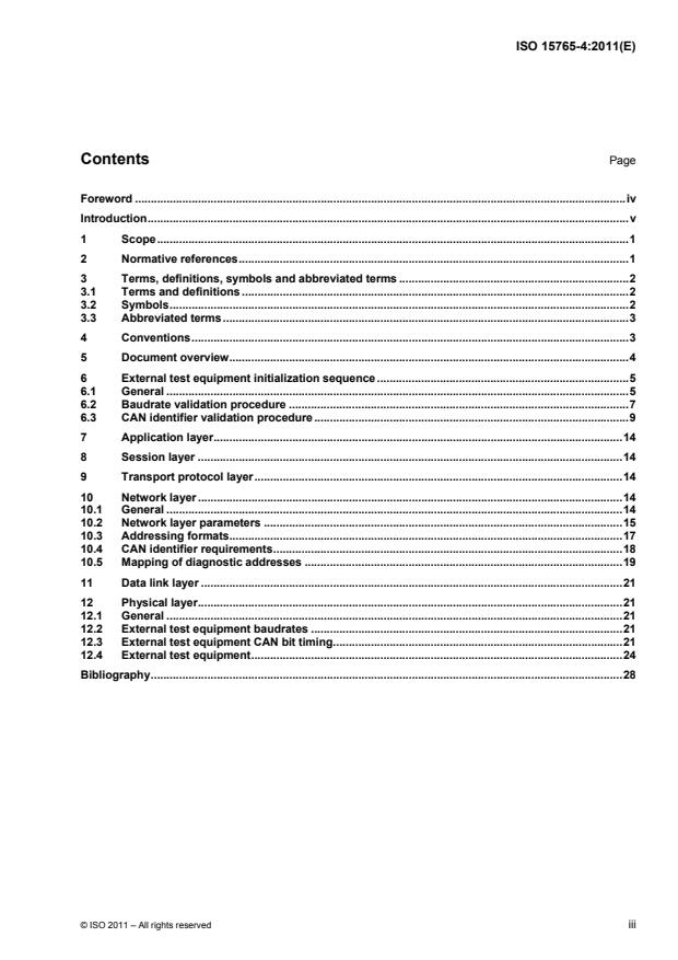 ISO 15765-4:2011 - Road vehicles -- Diagnostic communication over Controller Area Network (DoCAN)