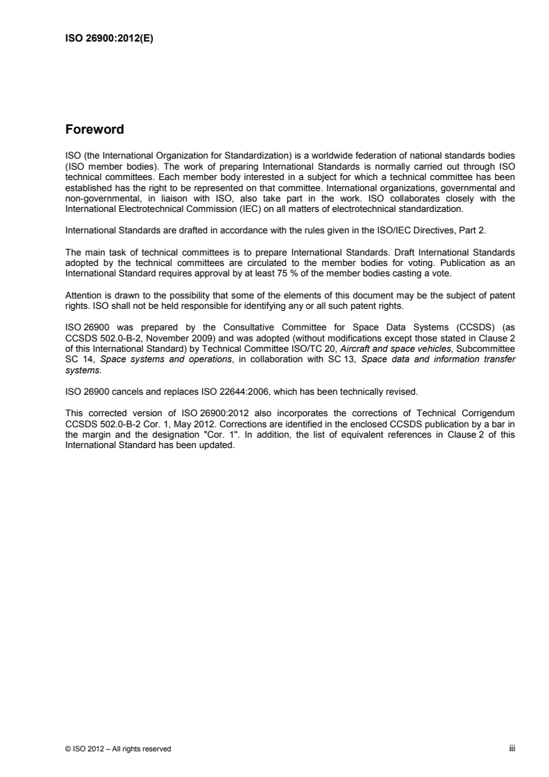 ISO 26900:2012 - Space data and information transfer systems — Orbit data messages
Released:10/15/2012